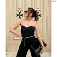 thumbnail image 3 of WHIPPY Women Chain Belt Ladies Gold Adjustable Metal Waist Belts for Jeans Dresses, 3 of 7
