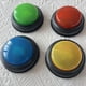 thumbnail image 2 of 4 Uds. Botones de timbre para juegos de Trivia para niños, zumbadores de respuesta, botón de respuesta de sonido para juegos en el aula, espectáculo nocturno, 2 of 6