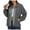 Dark Gray, variant on Women's Casual Coat Long Sleeved Solid Color Button Lapel Fleece Casual Jacket Top