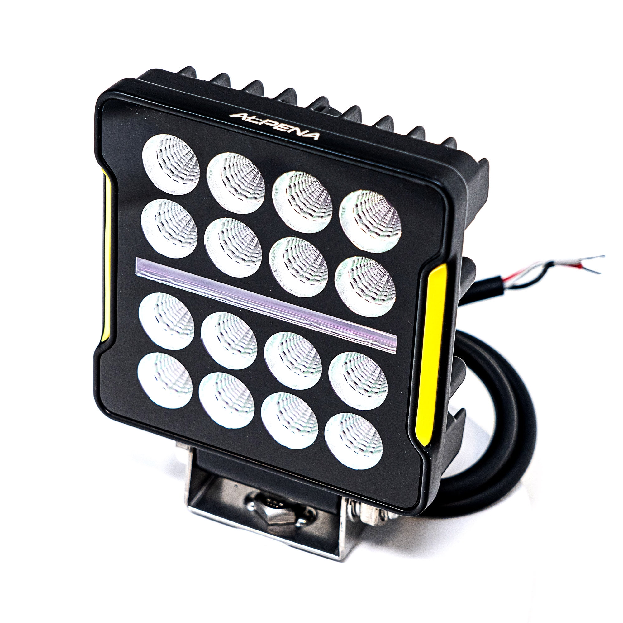 Alpena TrekTec LED Pod Spotlight XL16-P, 12V, Model 71072, Universal Fit for Vehicles