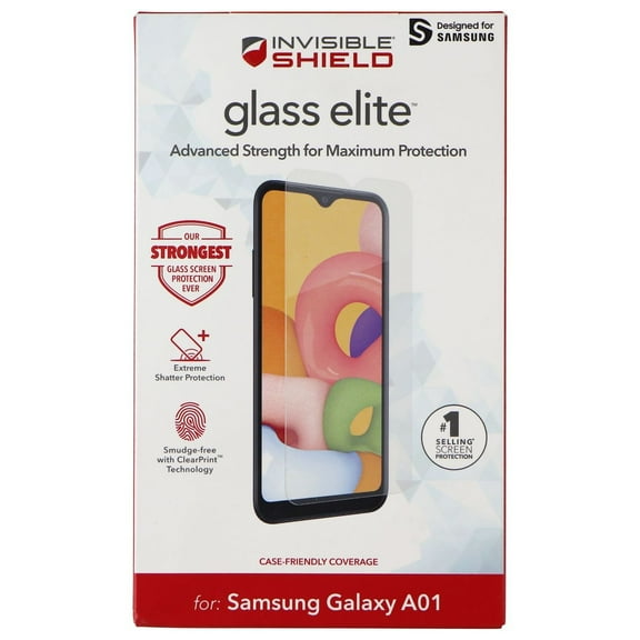 ZAGG (Glass Elite) Tempered Glass for Samsung Galaxy A01 - Clear