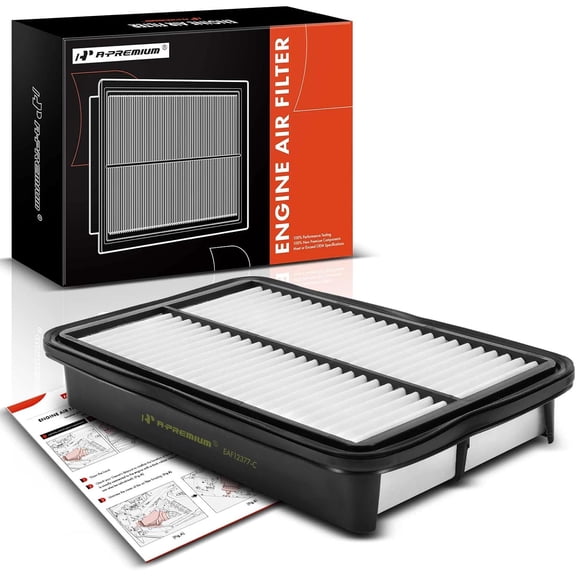 A-Premium Engine Air Filter Compatible with Geo Prizm & Toyota Celica, Corolla, MR2 Spyder, 1988-2005, Rigid Panel, Replace# 17801-16040