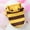 M, variant on Cat Bee Antennae Costume, Hoodies Cute Bee Stripes, Pet Bee Costume Hooded, Dog Kitten Puppy Pet Apparel, Soft Holiday Cosplay, Funny Outfits Clothes, for Cosplay