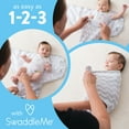 SwaddleMe Original Swaddle, 3Pack, Superstar, Large