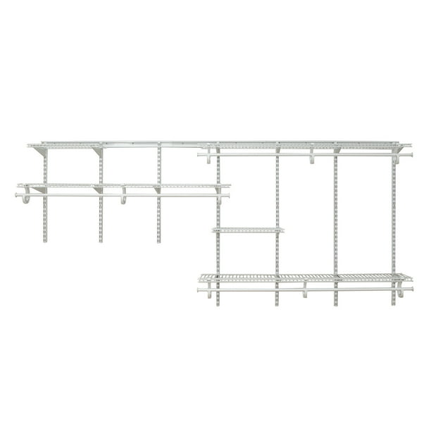 Closetmaid 209100 Shelftrack 7 To 10 Foot Wide Closet System Kit