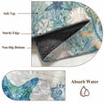 thumbnail image 6 of Teal Starfish Coastal Area Rugs 5'x7', Washable Small Throw Rugs for Laundry Room Playroom, Summer Beach Coral Nautical Ocean Indoor Outdoor Rug Non-Slip Low Pile Carpet Runner Reversible Floor Mats, 6 of 8