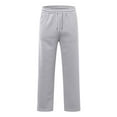 thumbnail image 6 of Zylarhe Male Casual Solid Two Piece Hooded Sports Suit Pocket Raglan Sleeve Hoodies Drawstring Pant Set Suit Jacket for Big Men, 6 of 6