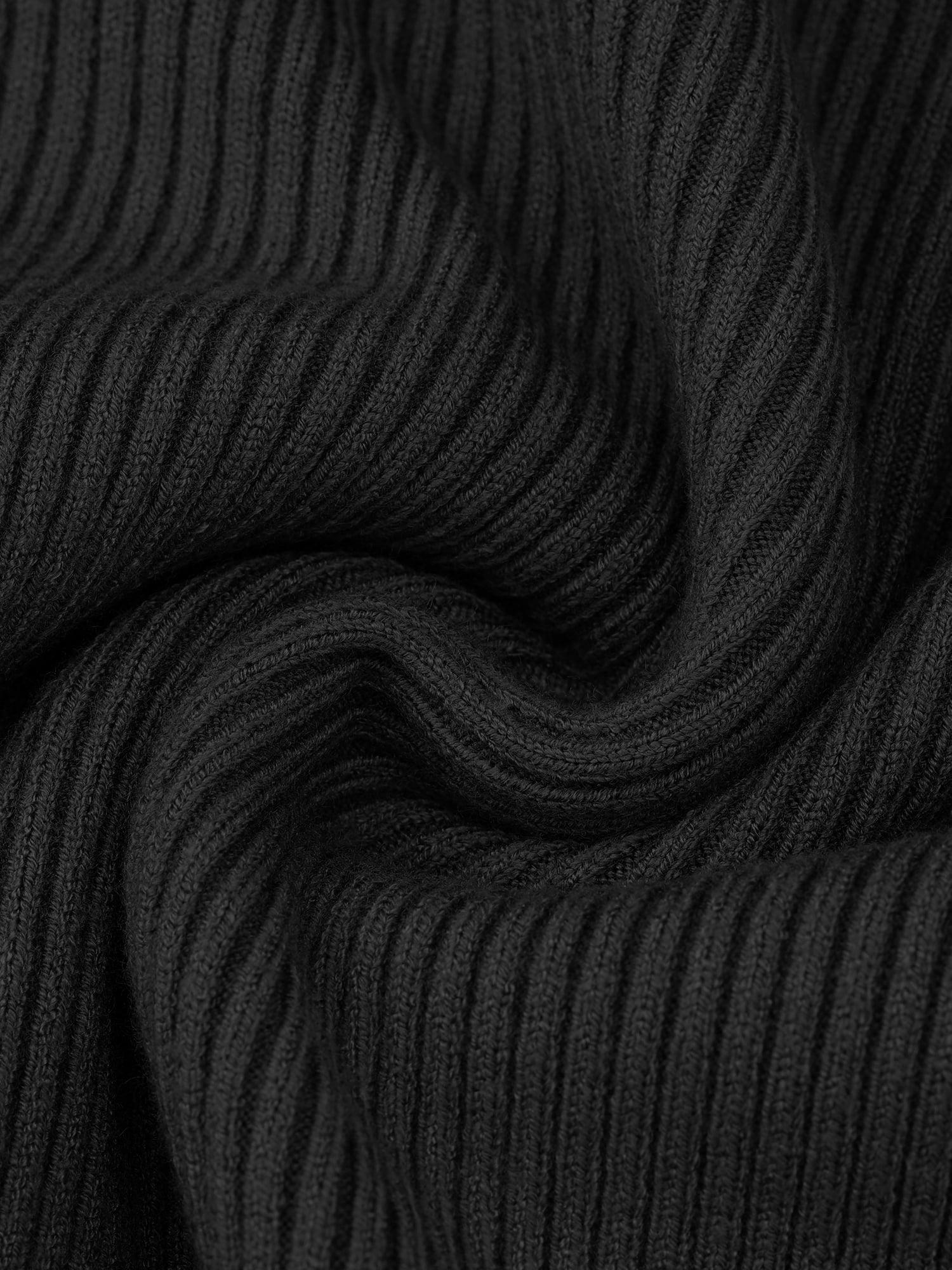 DARING DIVA Women's Maternity Sweater Ribbed Dress 2-Piece S Black