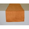 thumbnail image 2 of Faux Burlap Table Runner Solid Orange, 2 of 2