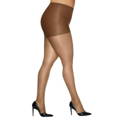 Hanes Silk Reflections Plus Sheer Control Top Enhanced Toe Pantyhose,Barely There, SIZE PPET COLOR barely there SIZE PPET