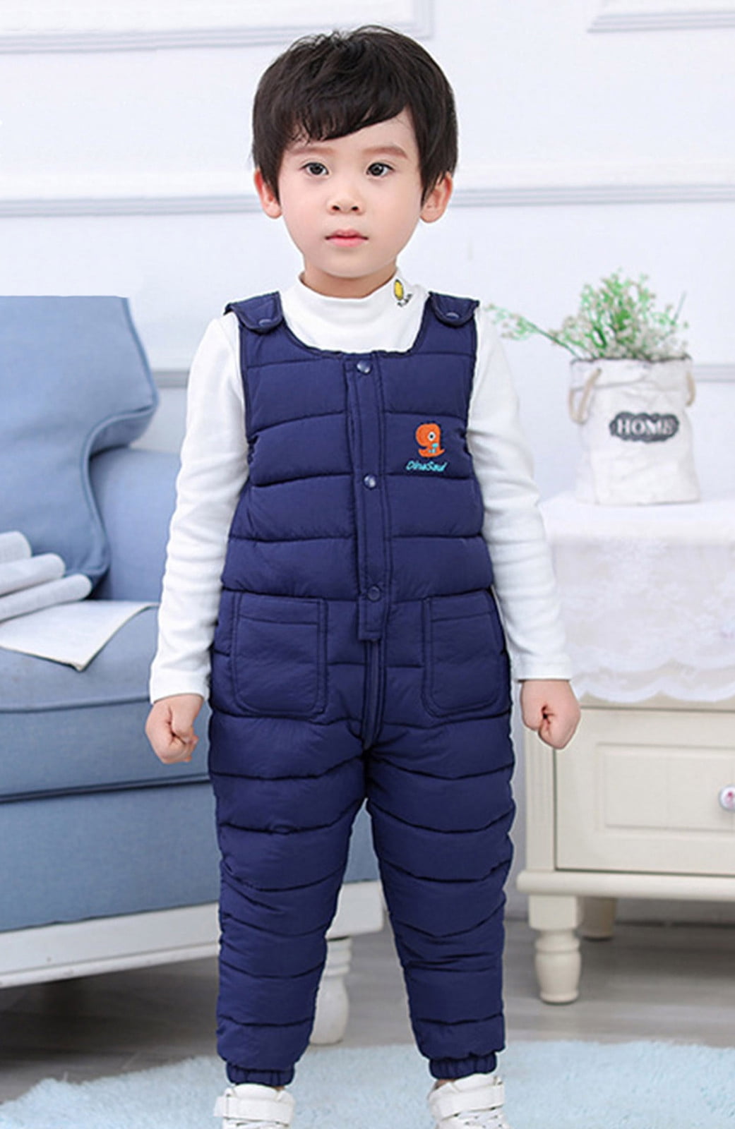 Pantalon Hiver Pour Enfants - Coupe-vent élastique Avec Cordon - Idéal Pour Ski, Neige Et Plein Air - Motifs Dessin Animé