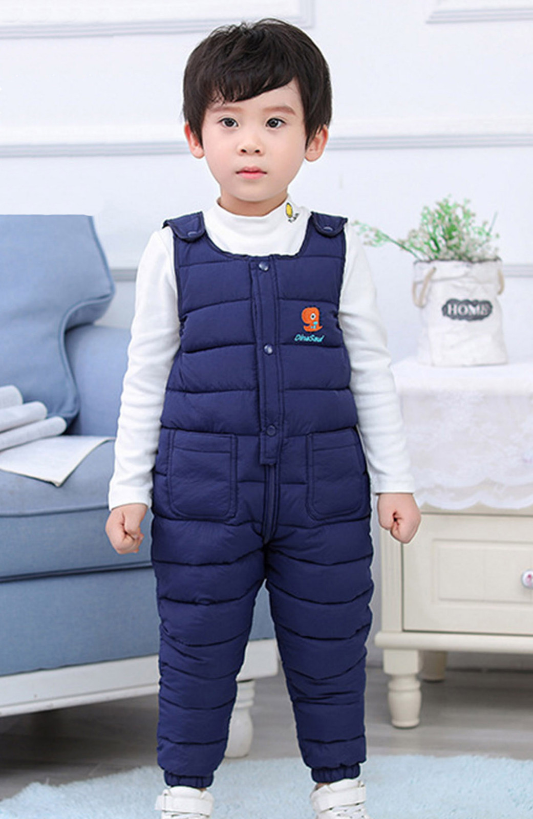 Pantalon Hiver Pour Enfants - Coupe-vent élastique Avec Cordon - Idéal Pour Ski, Neige Et Plein Air - Motifs Dessin Animé