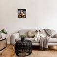 thumbnail image 4 of Stupell Industries Dog with Bird Watching Book Animals & Insects Painting Black Framed Art Print Wall Art, 17 x 17, 4 of 9