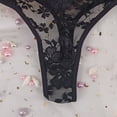 thumbnail image 4 of SnZhen Thongs for Women Women's Panties Lace Seamless Low Waisted Ladies Thongs Physiological Underpants, 4 of 5