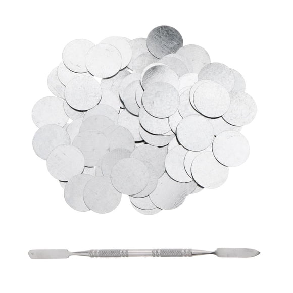 100 Piezas de de 25 Mm Diseñadas para Recipientes de Maquilje No Magnéticos para de Maquilje Magnética Esp Colcomx Magnetic Makeup Pans