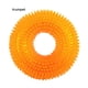 thumbnail image 1 of Methold Juguete masticable para mascotas, pelota chirriante de entrenamiento, juguete interactivo con sonido Molar TPR Suministros para perros naranja S, 1 of 6
