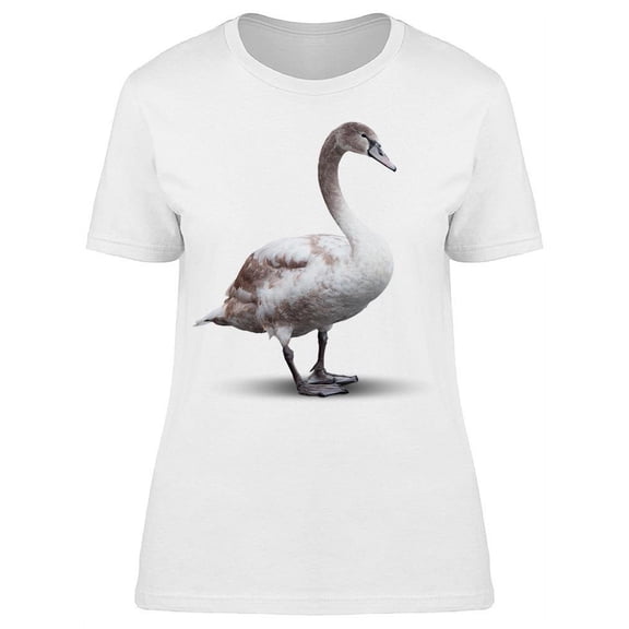 Big Beautiful Swan Standing T-Shirt Women -Image by Shutterstock, Female XX-Large