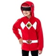 thumbnail image 5 of The Power Rangers Boys Mesh Face Covering Full-Zip Costume Hoodie, 5 of 6