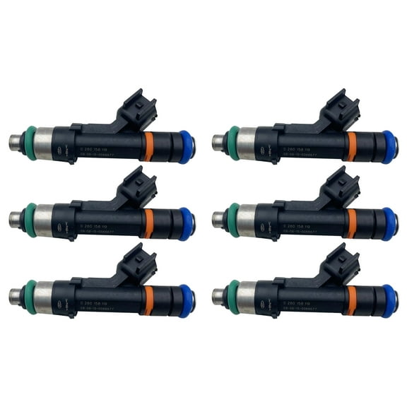 6Sets Precision-Engineered Fuel Injectors Spare Part for Jeep Wrangler 3.8L 07-11, Dodge Grand Caravan 3.3L/3.8L 08-10