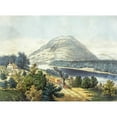thumbnail image 3 of Currier and Ives 18x14 Black Modern Framed Museum Art Print Titled - Lookout Mountain, Tennessee and The Chattanooga Railroad, 3 of 5