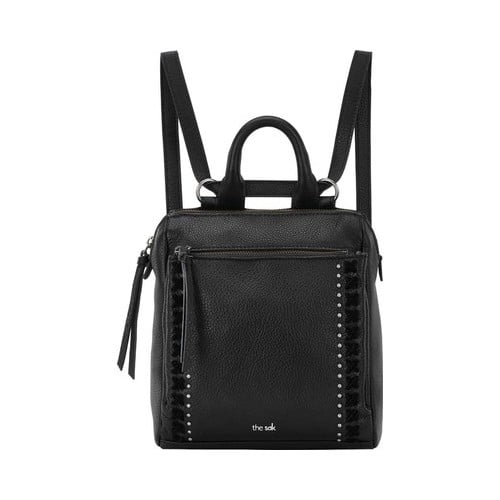 loyola convertible small leather backpack