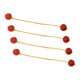 thumbnail image 5 of Pelotas de Escalera, Pelota de Golf para Lanzar, Juegos de Jardín para Niños Y Adultos, Juegos de Lanzamiento, Deportes, Césped, Jardín, 4,2 Cm, Juego 4 piezas rojas, 5 of 8