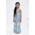 thumbnail image 4 of Minecraft Bee Square Neck Smocked Maxi Dress Tie Dye Toddler to Big Kid, 4 of 5