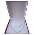 thumbnail image 1 of Collar Perlas Cultivadas AAA Con Broche, Asa y Divisiones Cada Perla De Oro Solido 14k GREG J.M. Clásico, 1 of 6