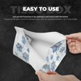thumbnail image 5 of Kdxio Pale Blue Lotus Flowers Print Tissue Box Cover,Modern PU Leather Rectangular Tissue Box Holder for Bathroom Living Room Bedroom Office Desk Car Home, 5 of 9