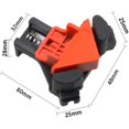 thumbnail image 3 of 4 Pack 5-22mm Right Angle Clamps, Spring Loaded, 90 Degree Right Angle Clamp, Corner, T-Joints, Woodworking Frame, Cupboards, Board Bracket, Woodworking Bracket, 3 of 6