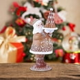 thumbnail image 4 of Gingerbread Christmas Decor - Resin Mr. & Mrs. Santa Collectible Figurines - Vintage Santa Couple Statue - Vintage Christmas Table Decor - Indoor/Outdoor Home Decor for Xmas Gift[Brown Boy], 4 of 5