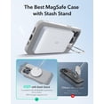thumbnail image 4 of Funda de silicona ESR para iPhone 16 Pro con soporte MagSafe, color gris, 4 of 9