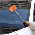 thumbnail image 5 of Car Window Cleaning Brush with Telescopic Aluminum Handle, Microfiber Head, Adjustable Length Windshield Cleaner for Cars & Home, Streak-Free Glass Cleaning Tool, 12.6-19.9 Inch, 5 of 7