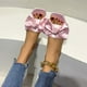 thumbnail image 4 of Amzcrzy Zapatos de mujer,Zapatos de mujer,Zapatillas de mujer, Zapatillas planas de verano para mujer, con punta cuadrada y lazo, informales y cómodas. Sandalias Mujer Zapatillas De Casa, 4 of 6
