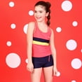 thumbnail image 7 of Xmarks Girls Swimsuit Little Girls' Swimwear Two Pieces Bathing Suits for Girls Tankini with Shorts M-4XL, 7 of 7