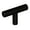 Black Bronze, variant on Amerock Bar Pulls 1-15/16 inch (49mm) Length Golden Champagne Cabinet Knob - 10 Pack