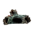 thumbnail image 1 of Tronco de árbol hueco para escondite de reptiles, decoración para acuario, pecera, tronco hueco de resina A, 1 of 9