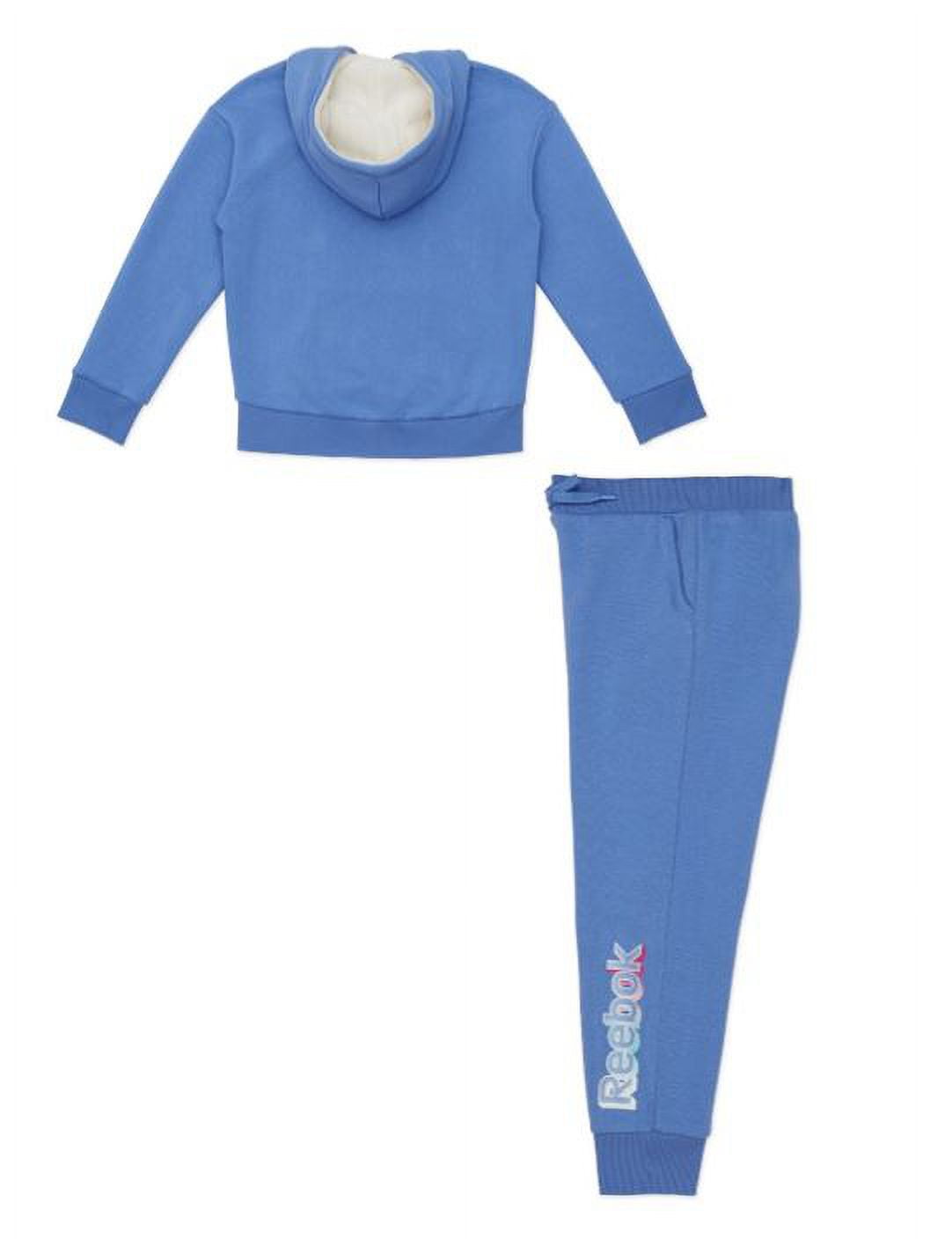  Reebok Girls' Sweatsuit Set - 2 Piece Fleece Hoodie and Jogger  Sweatpants (Size 7-12), Size 4, Quartz PinkGrey : Clothing, Shoes & Jewelry