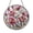 Acrylic 3.5 Inch, variant on Peony Blossom Window Panel – Stained Glass Style Floral Design