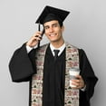 thumbnail image 5 of Fotbe Vintage Coffee Printed Class of 2024 Graduation Stole, 5 of 7