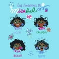 thumbnail image 2 of Girl's Encanto Las Emociones de Mirabel Sketch Graphic Cropped T-Shirt Blue X Small, 2 of 3