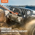 thumbnail image 2 of VEVOR Electric Winch Truck 13,500 lb Synthetic Rope Waterproof Remote Control, 2 of 9