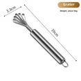 thumbnail image 1 of Effortless Coconut Prep Kit: Premium Stainless Steel Manual Opener with Rubber Hammer – Modern, Durable Kitchen Tool for Easy Shell Opening & Scraping, Budget-Friendly 5-10 Yuan Set, 1 of 4