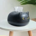 thumbnail image 5 of Cartoon Cat Tissue Box, Rectangular Tissue Dispenser For Home Office Car Tissue Cover-Black, 5 of 5