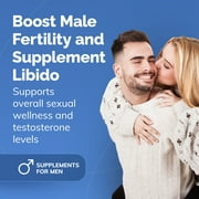Conceive Plus Mens Fertility Support Supplement, with Zinc, Vitamin D & CoQ10 - 60 Capsules
