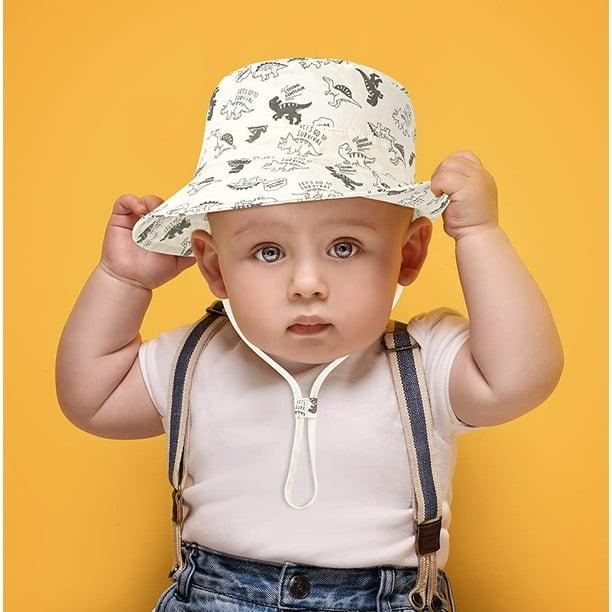Baby Boy Sun Hat, Summer Beach UPF 50+ Sun Protection Hats