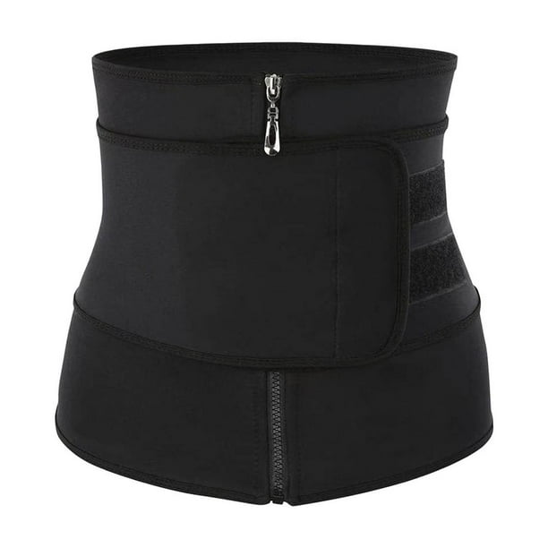 Faja moldeadora de cintura con cremallera para mujer, corsé moldeador de belleza, corsé deportivo, soporte de cintura.