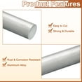 thumbnail image 4 of Uxcell 1 1/4"(32mm) Dia Round Aluminum Rod, 12" Long 7075 Aluminum Round Bar Stock, 4 of 5