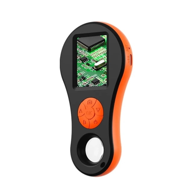 1080P Video Coin Digital Microscope - 500x Zoom, 2 inch Screen, High Definition Rechargeable ,Widely Used