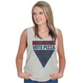 thumbnail image 4 of Vote Pizza Foodie USA Election Gym Tank Top T Shirts Men Women Brisco Brands X, 4 of 6